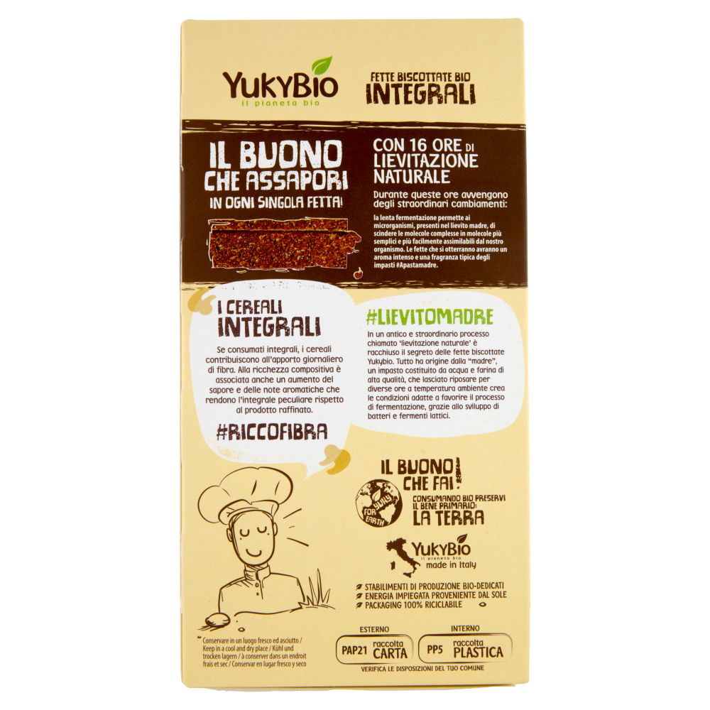 Yukybio - Fette Biscottate Integrali