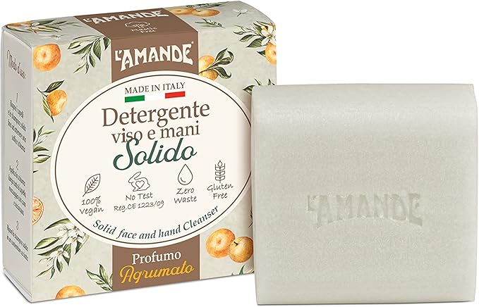Detergente viso mani solido - L'Amande