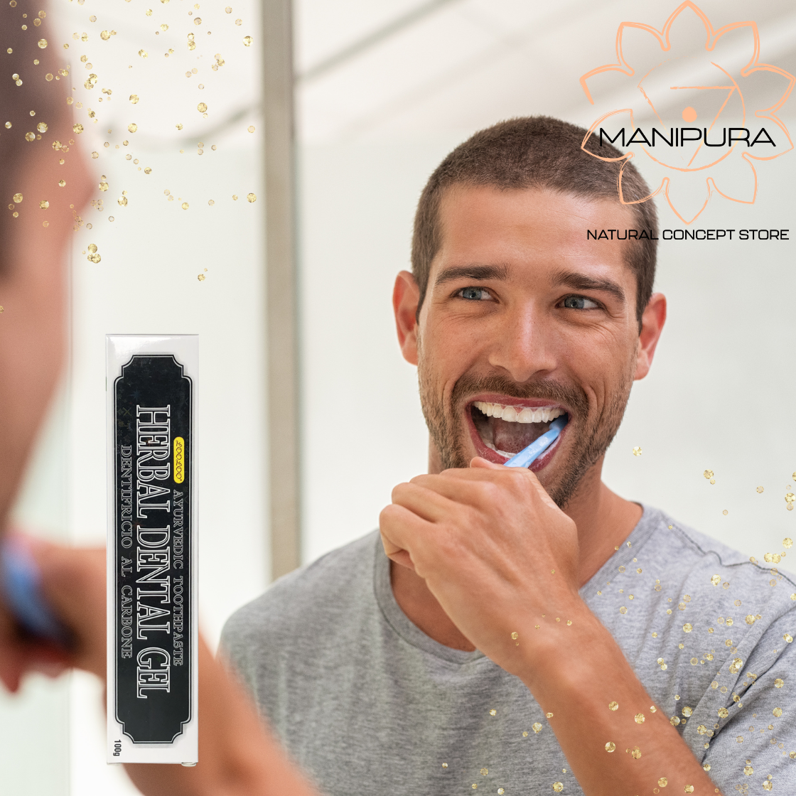 Dentifricio Ayurvedico al Carbone - Herbal Dental Gel