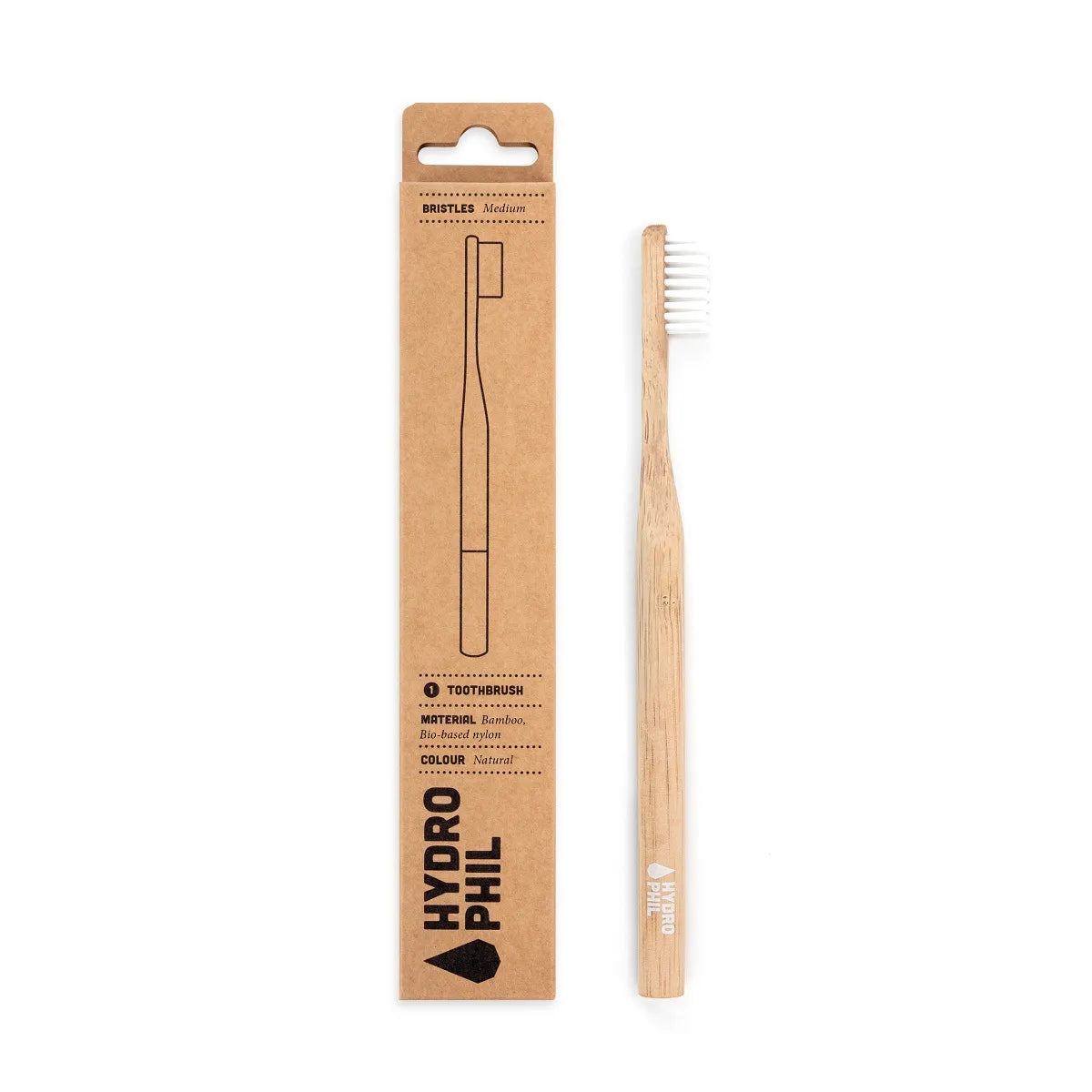 Spazzolino Bamboo Medium Yellow