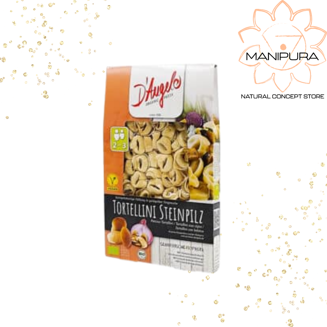 Tortellini ai funghi porcini Bio 250 gr