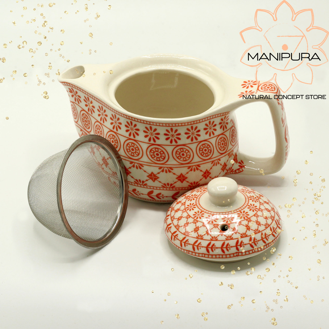Small Herbal Teapot - Amber