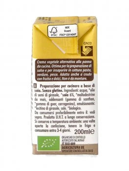Panna da soia da cucina