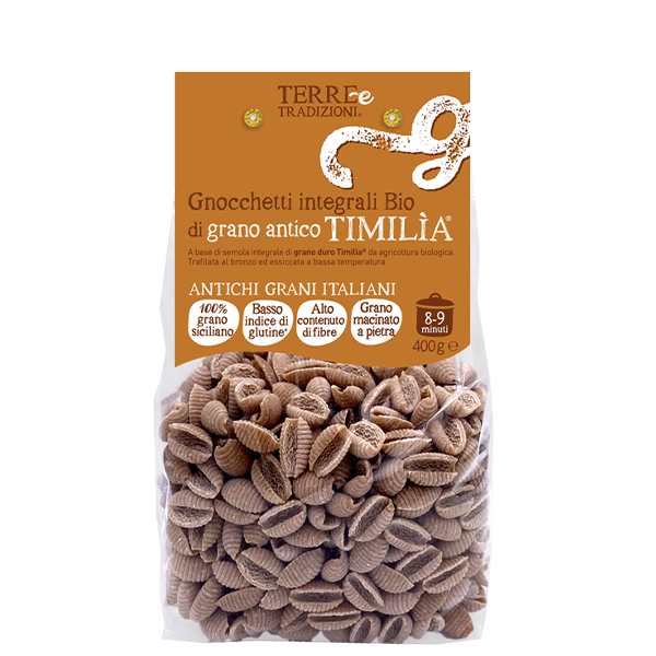 Terre e Tradizioni Gnocchetti di grano Timilìa integrale