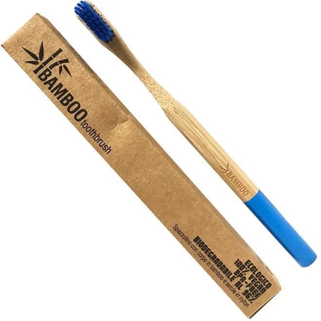 Spazzolino in Bamboo Soft Blu