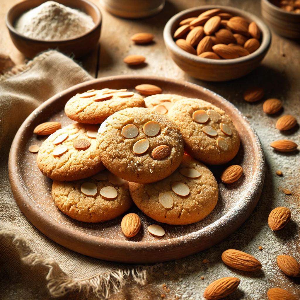 Biscotti Vegani al Burro Flora e Mandorle