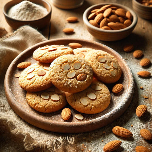 Biscotti Vegani al Burro Flora e Mandorle
