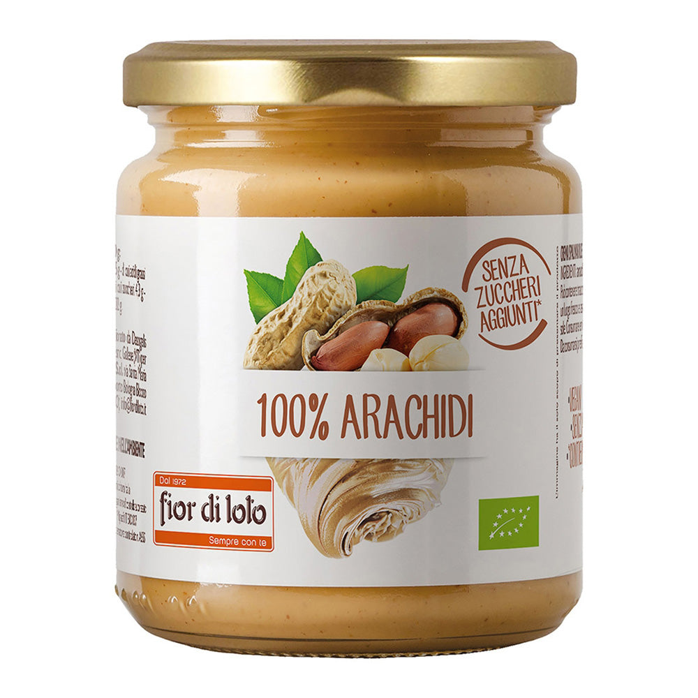 Crema Spalmabile Biologica di Arachidi - Fior di Loto