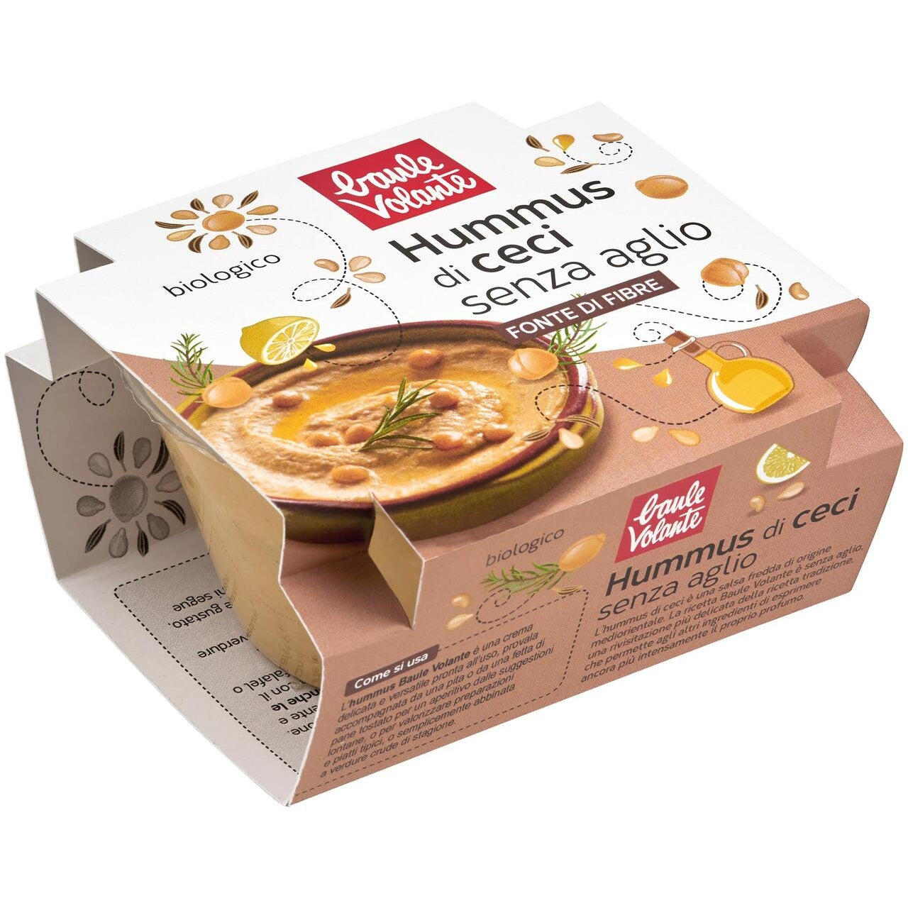 Hummus di ceci senza aglio