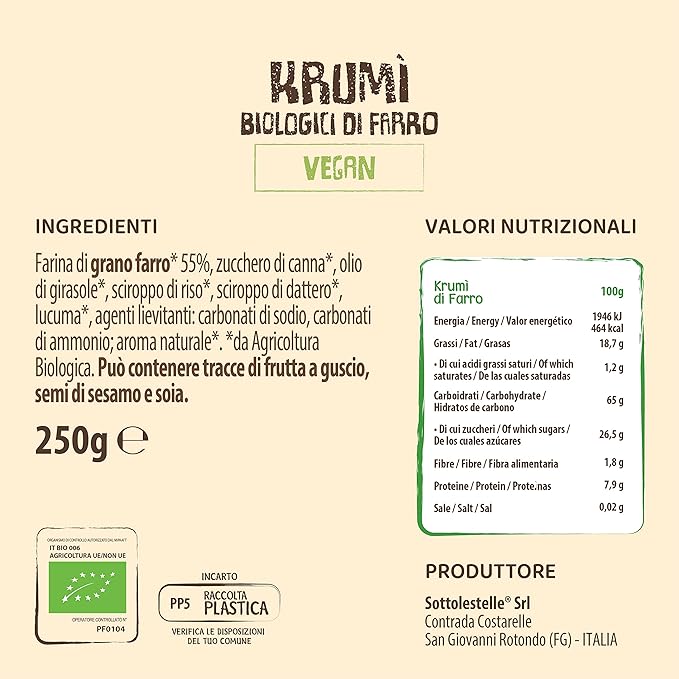 YukyBio, Krumì di Farro