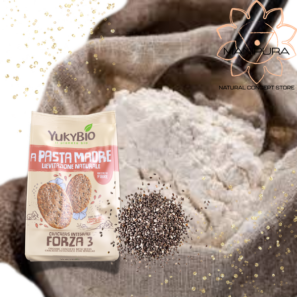 Crackers Ovali Integrali "Forza 3" - A Pasta Madre