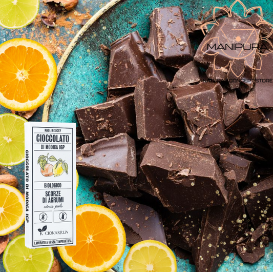 Tavoletta di Cioccolato Fondente di Modica IGP Biologico - Scorze d'Agrumi