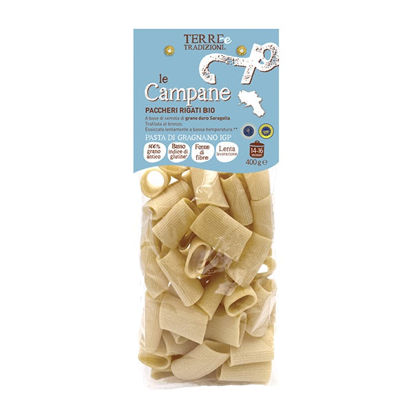 Saragolla Paccheri Rigati Bio – Terre e Tradizioni