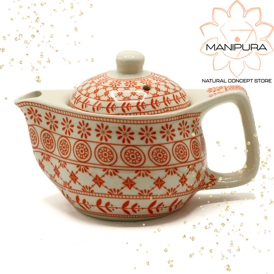 Small Herbal Teapot - Amber