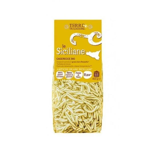 Caserecce Bio di Grano Duro Russello Le Siciliane – Terre e Tradizioni