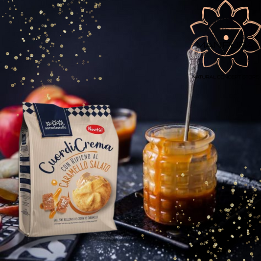 Cuor di crema al caramello salato