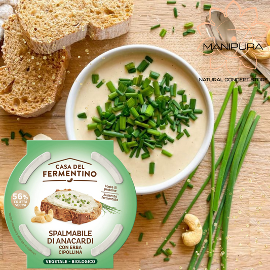 Fermentino di anacardi con erba cipollina