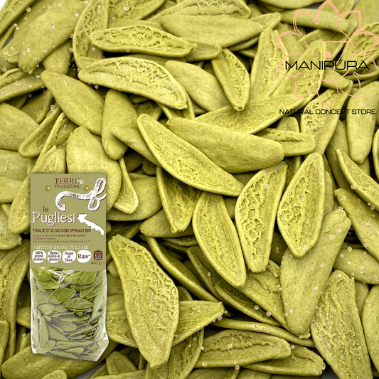 Terre E Tradizioni - Le Pugliesi - Pasta Foglie d'Ulivo con spinaci bio