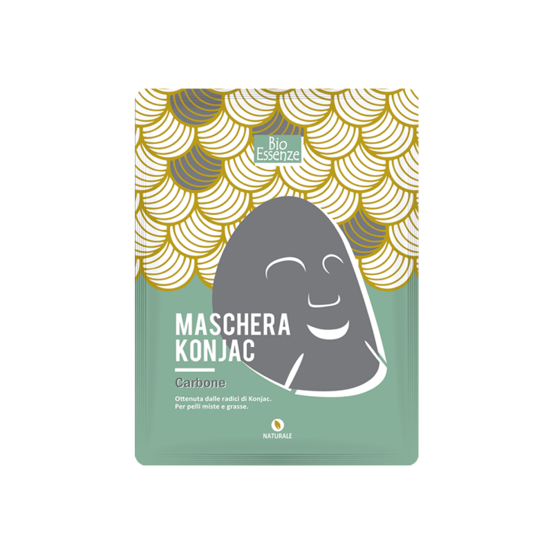 Maschera Konjac Carbone