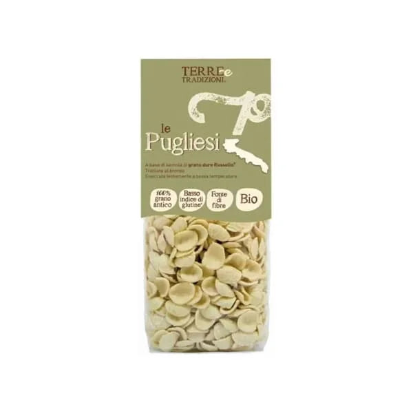 Orecchiette Bio di Grano Duro Russello Le Pugliesi – Terre e Tradizioni