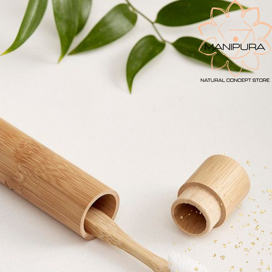Portaspazzolino in Bamboo - Toothbrush Case