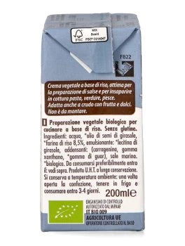 Panna di Riso da cucina