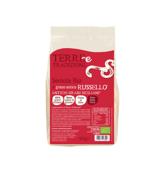 Semola rimacinata di grano duro Russello