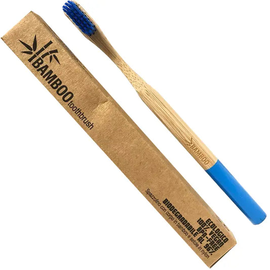 Spazzolino in Bamboo Soft Blu