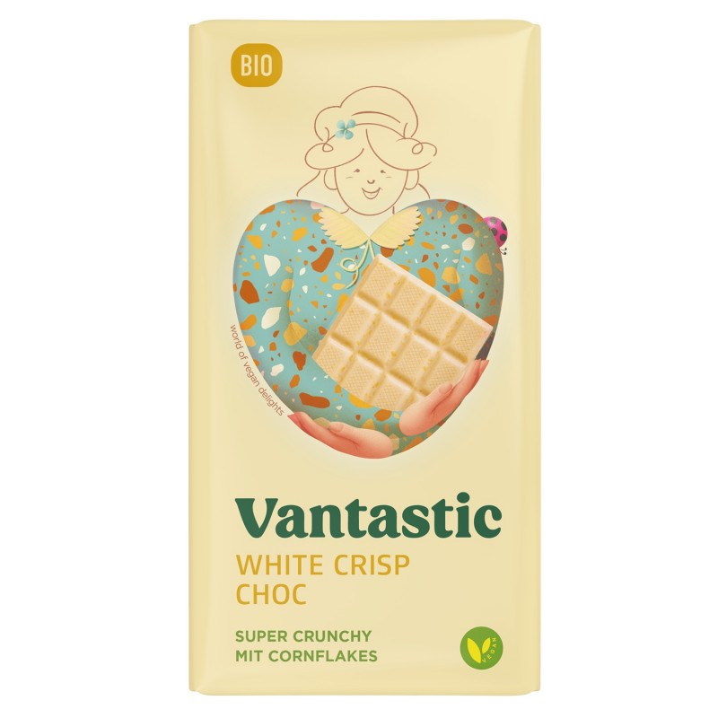 Tavoletta di cioccolato bianco Vantastic White Crisp choc